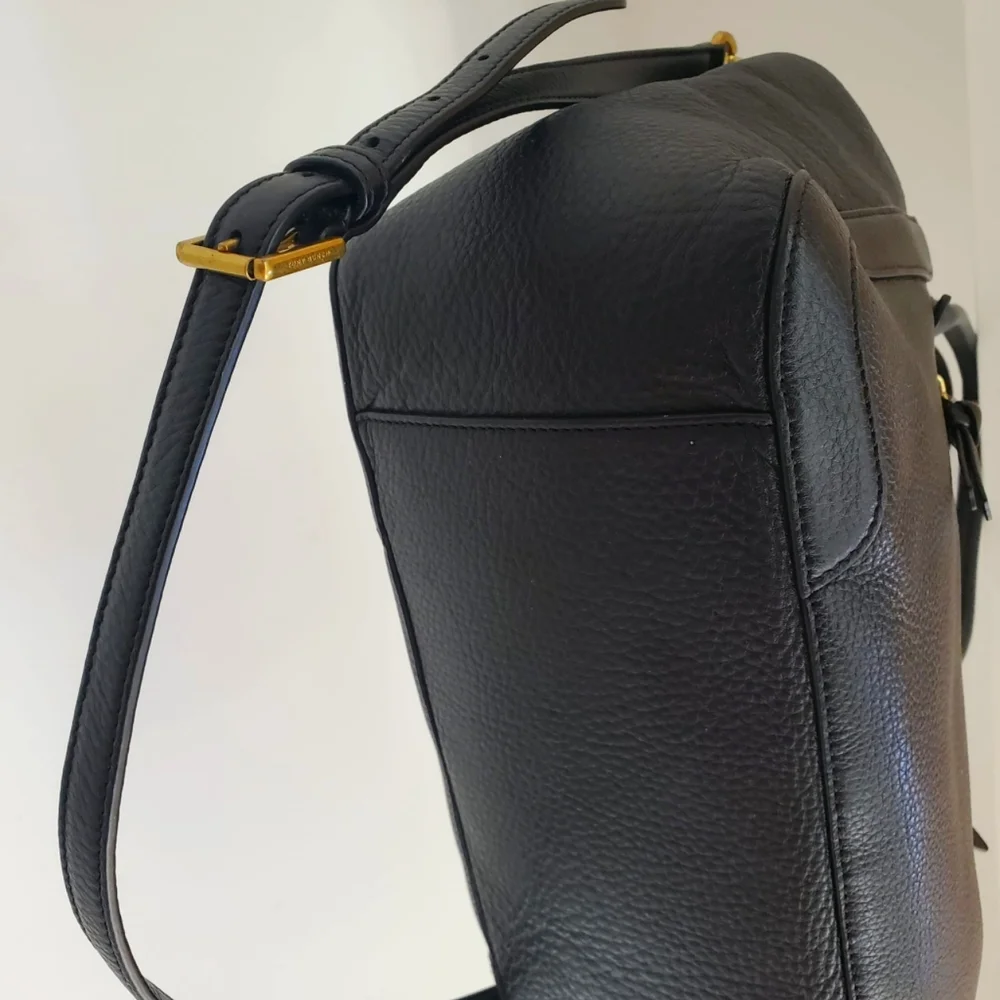 Tory Burch Black Francis Satchel / Crossbody Bag